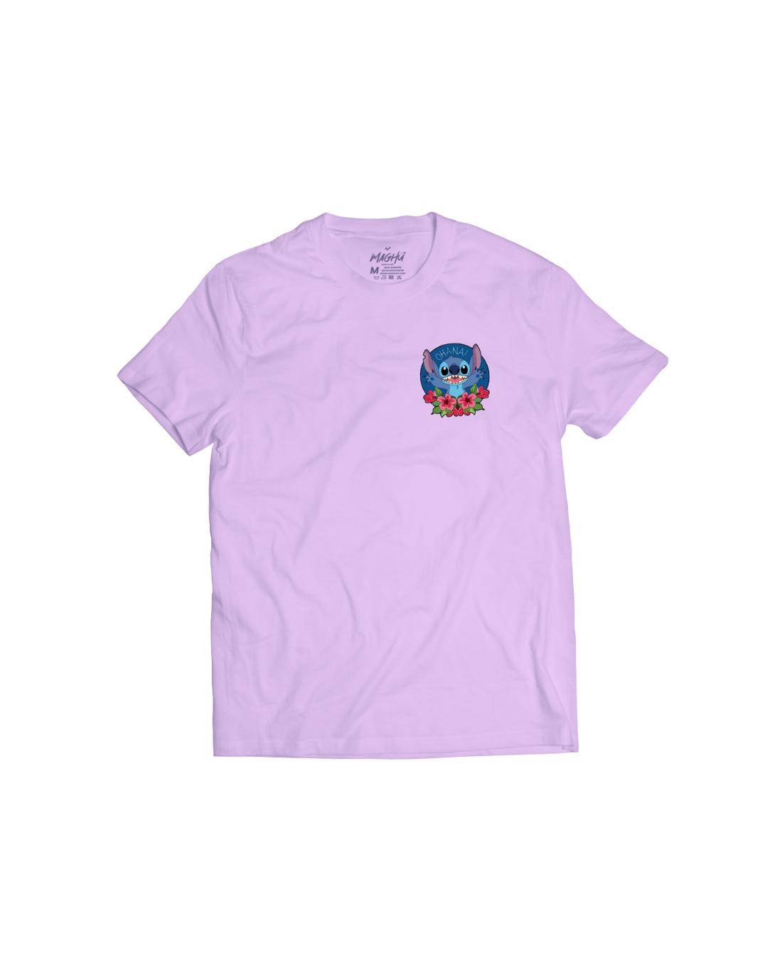 Camiseta stitch ohana circulo