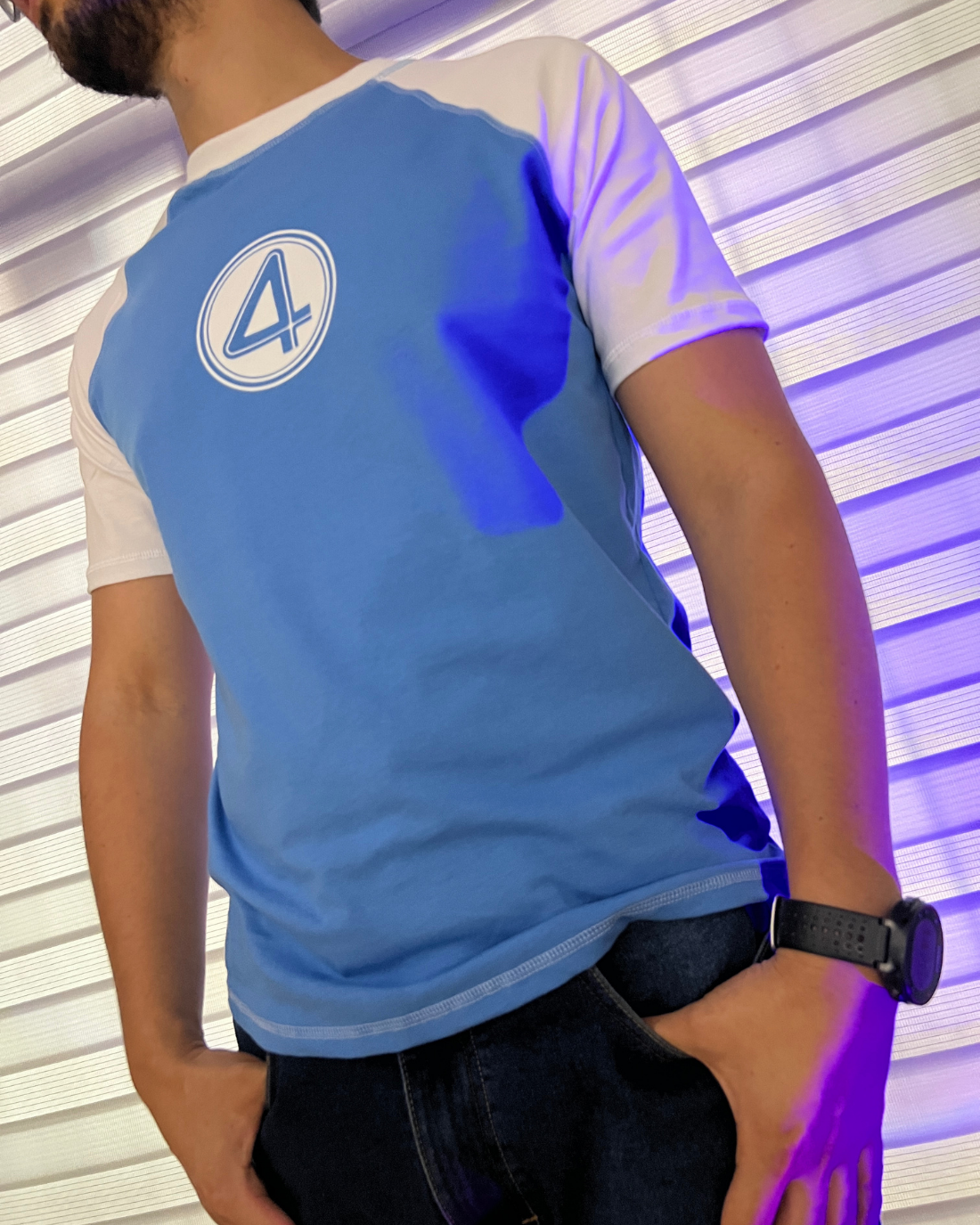 camiseta 4 fantasticos traje