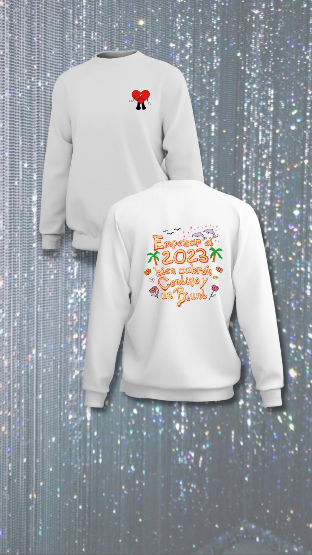 Buzo Bad bunny Año nuevo 2023 - UNISEX
