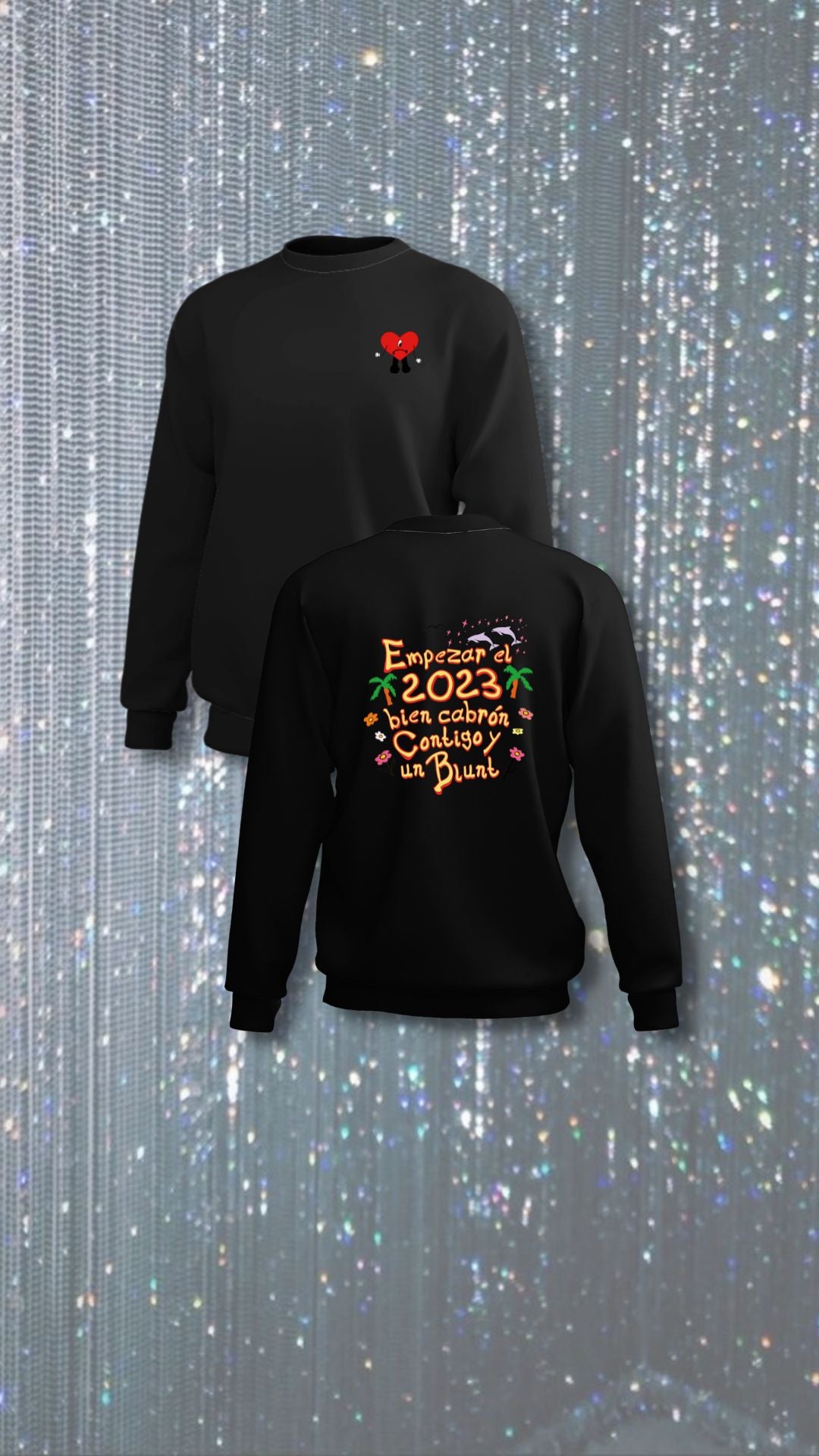 Buzo Bad bunny Año nuevo 2023 - UNISEX