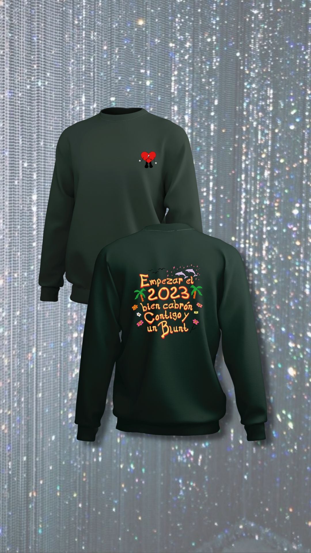 Buzo Bad bunny Año nuevo 2023 - UNISEX