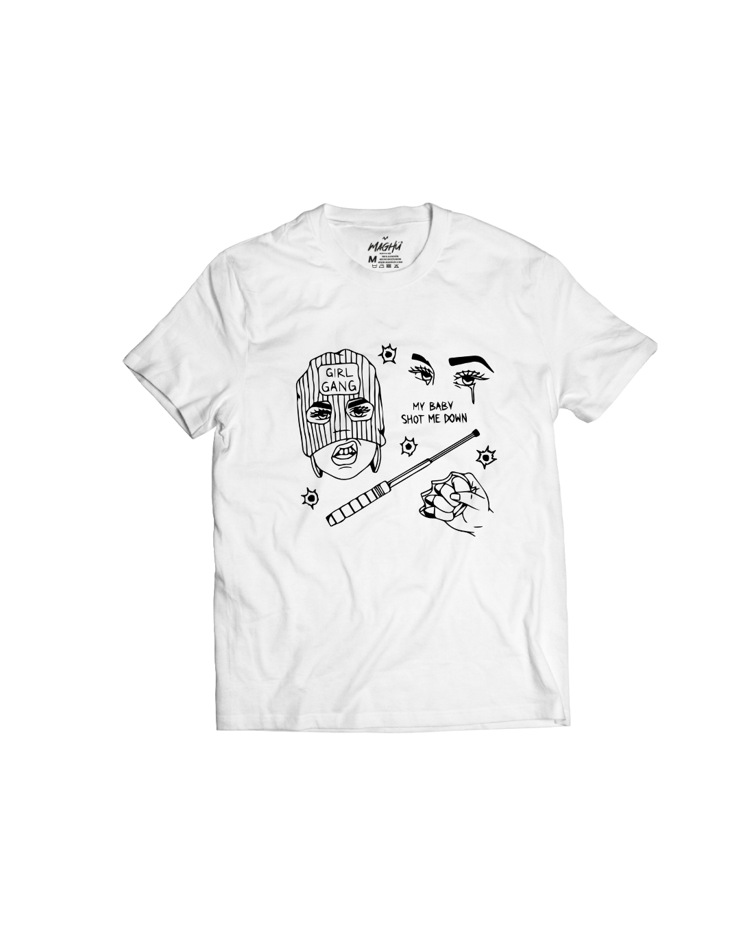 Camiseta My baby shot me down