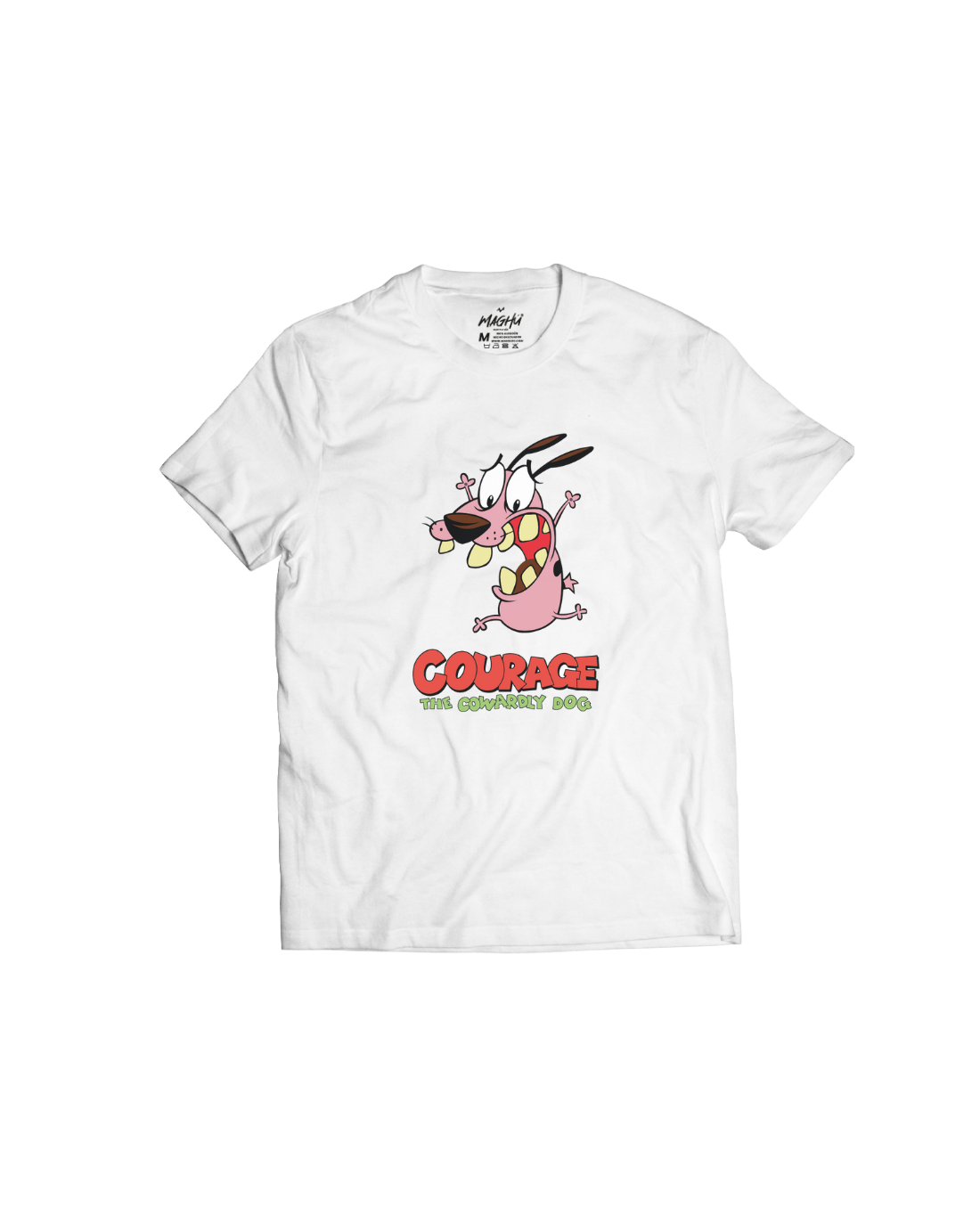 Camiseta coraje el perro cobarde