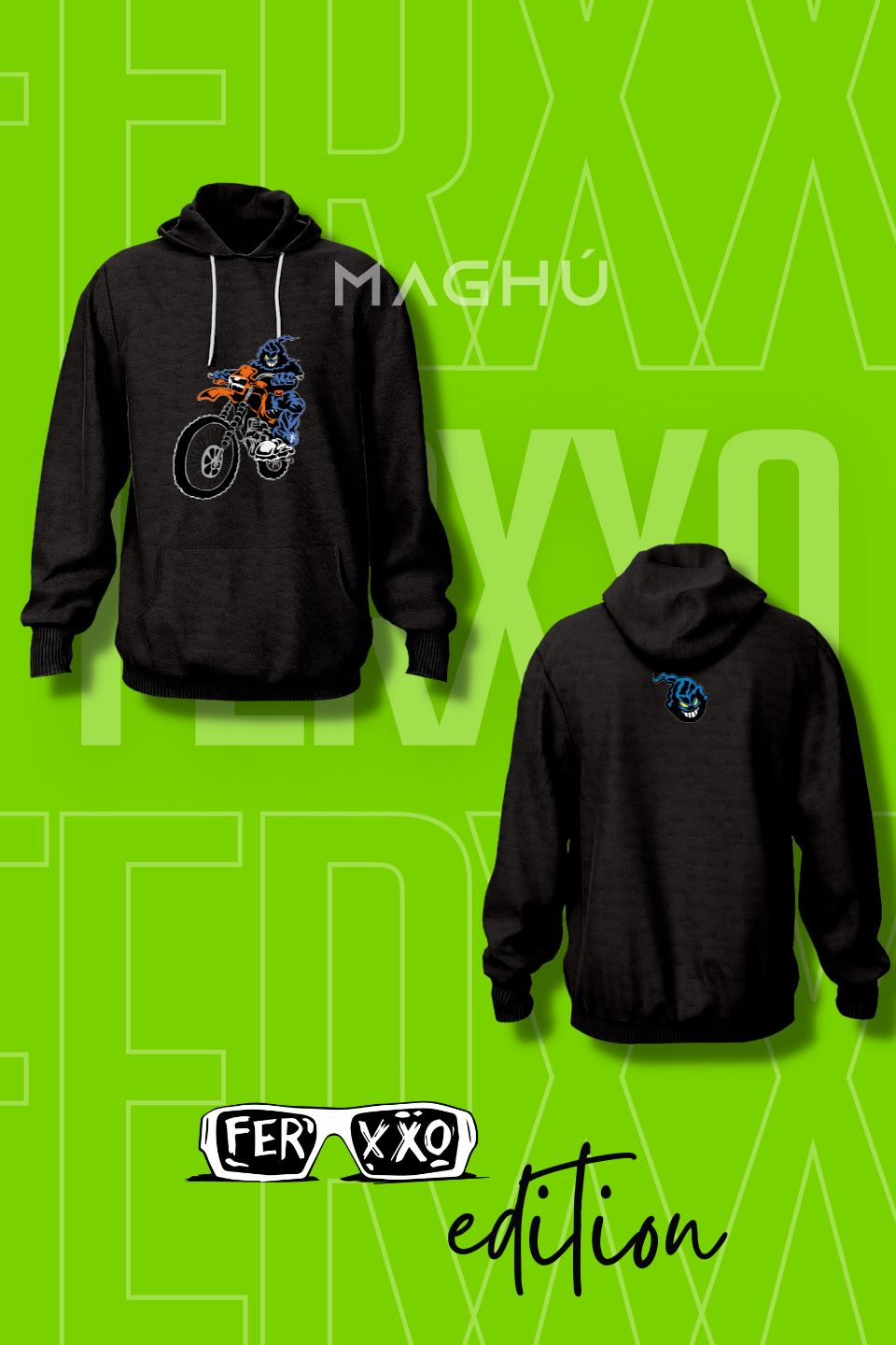 Hoodie Ferxxo Fantasma - UNISEX