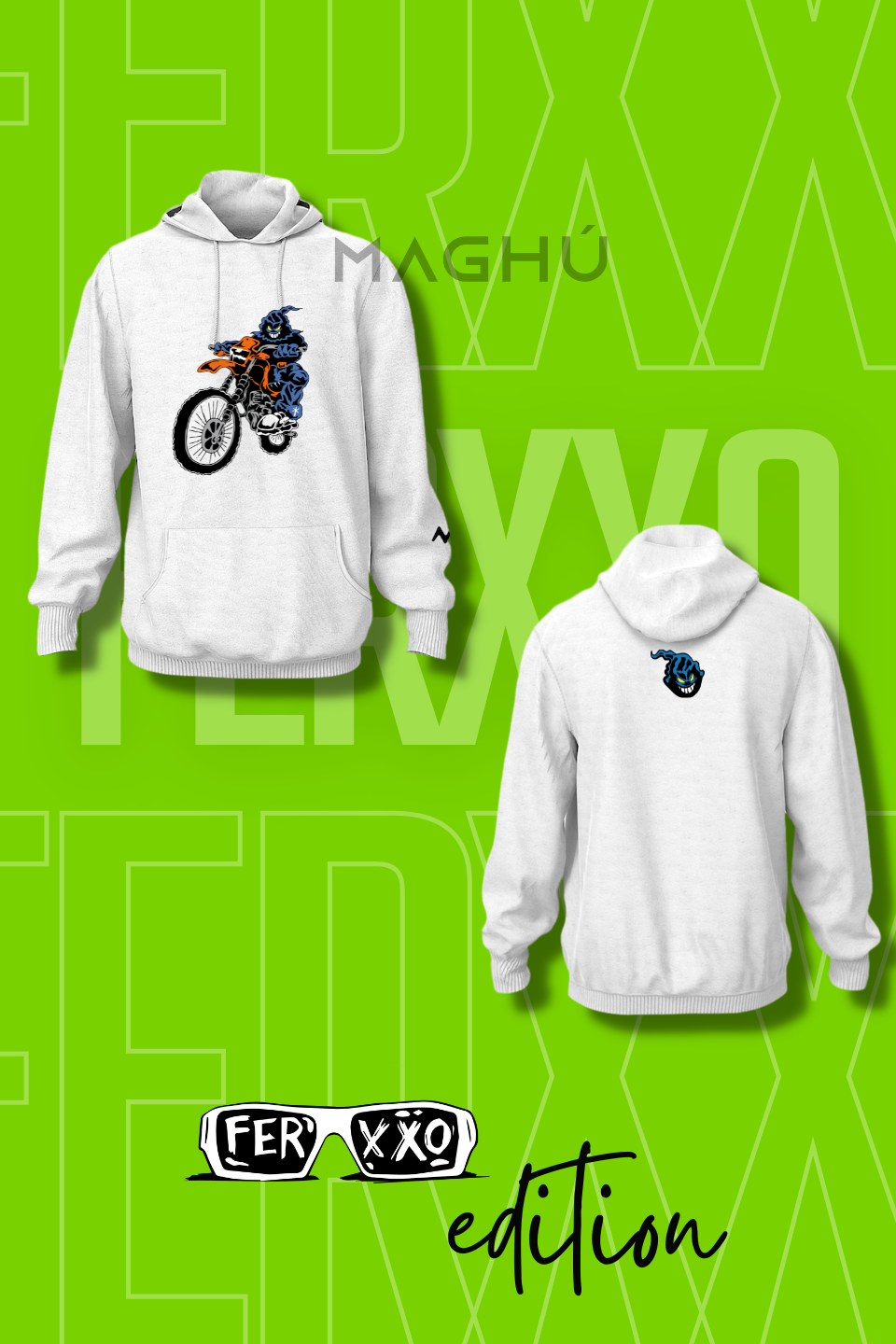 Hoodie Ferxxo Fantasma - UNISEX