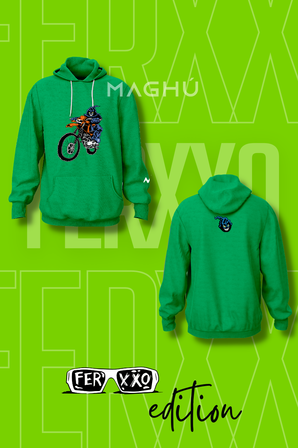 Hoodie Ferxxo Fantasma - UNISEX