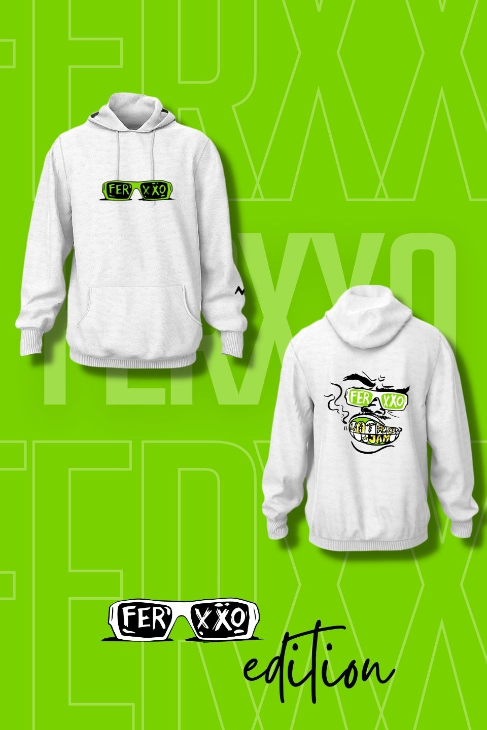 Hoodie Nitro Jam - UNISEX