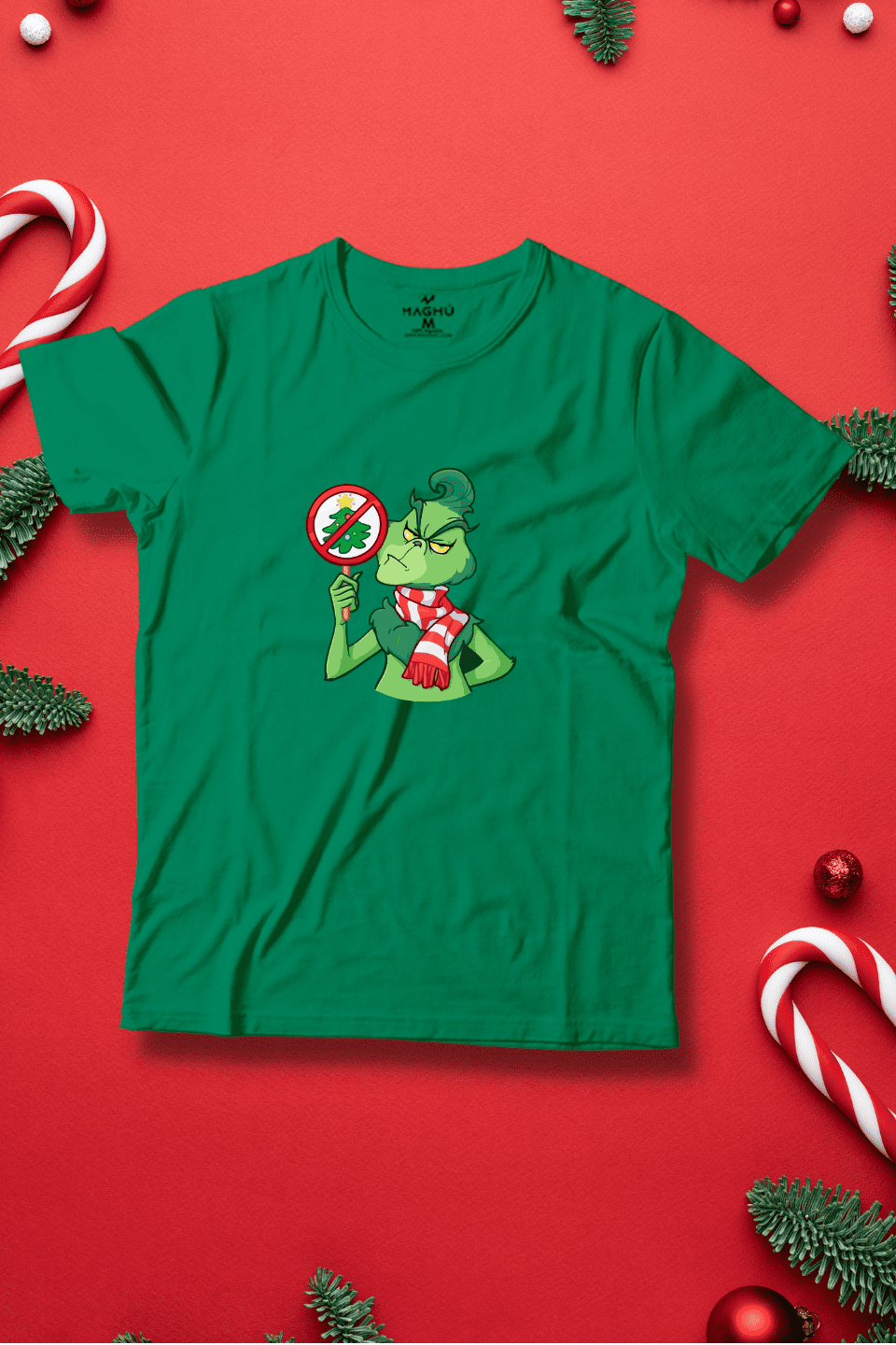 camiseta grinch navidad maghu