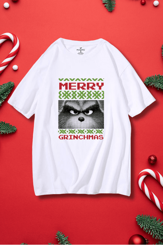 Oversize Grincmas Pixel - UNISEX