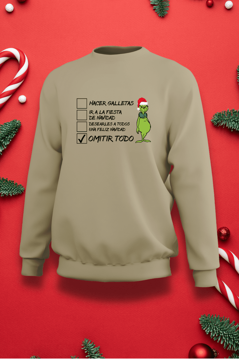 buzo navideño grinch maghu