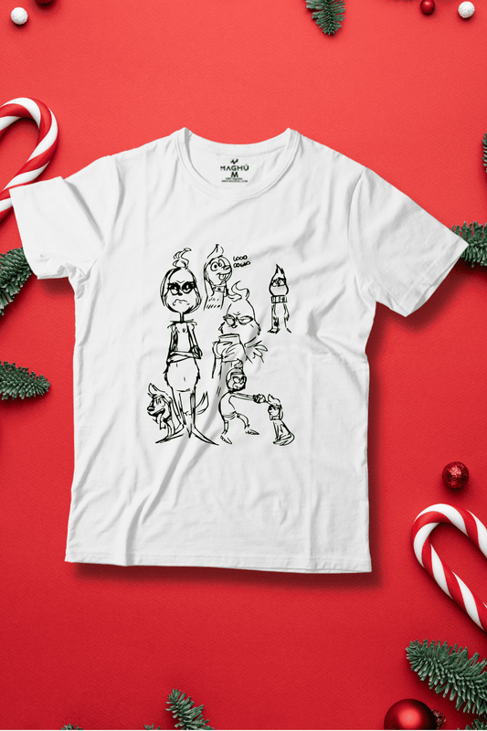 Camiseta Grinch silueta