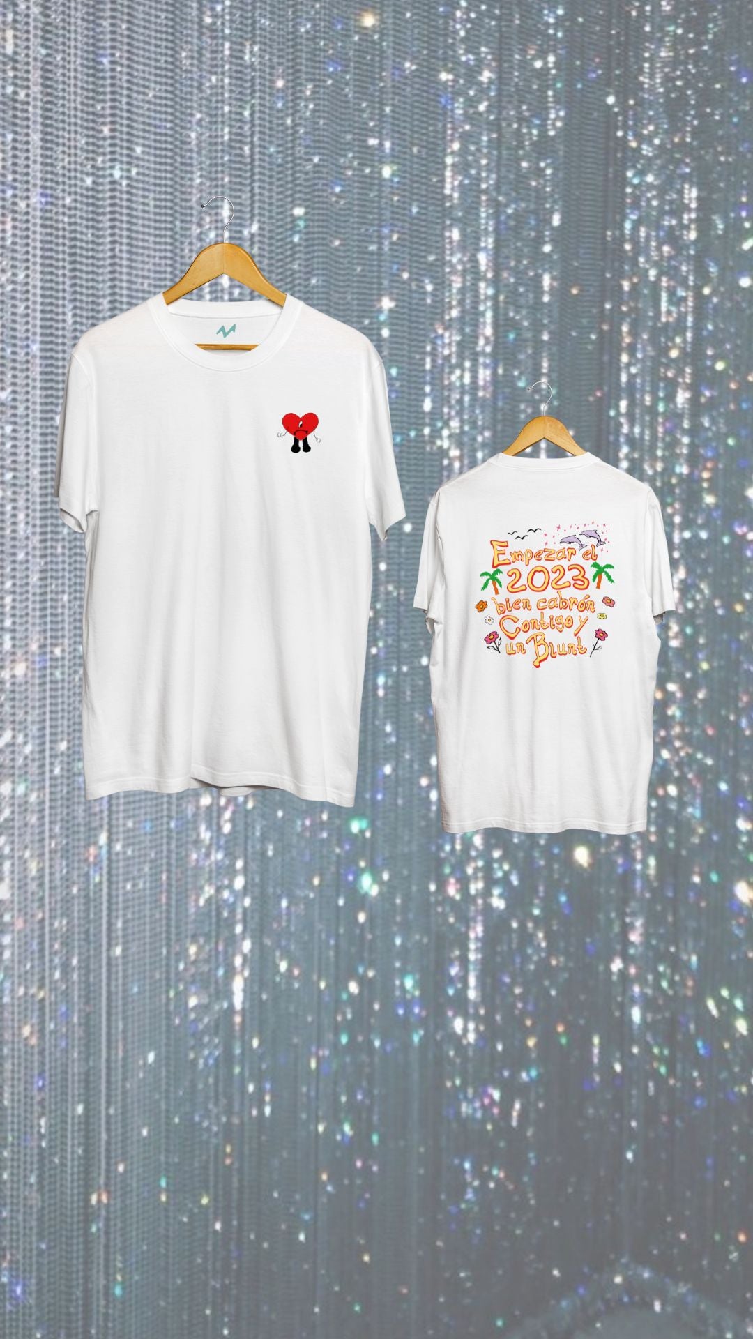 Camiseta Bad bunny Año nuevo 2023