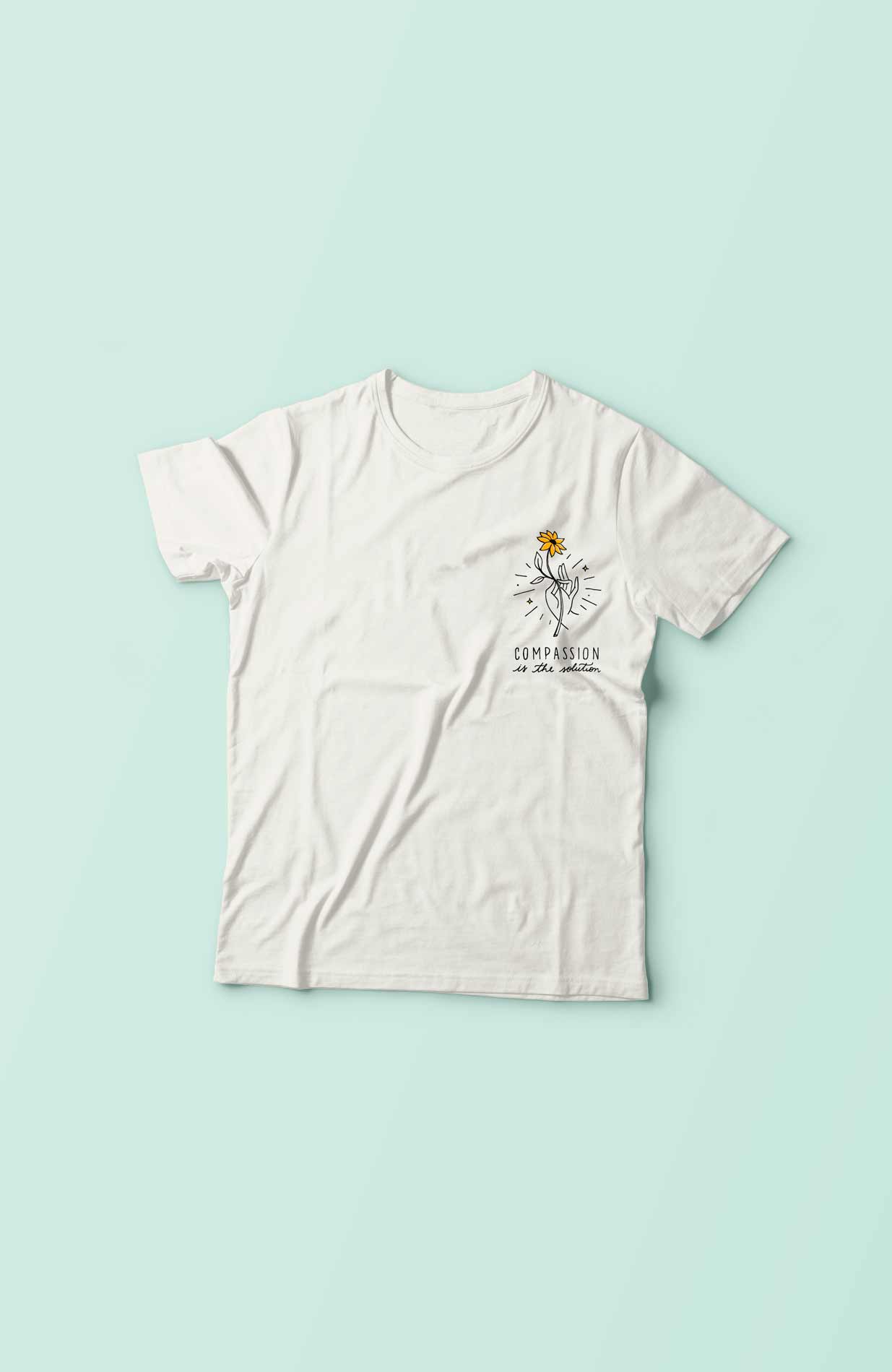 Camiseta compassion is the solution maghu
