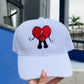 Gorra bad bunny corazón - Blanca