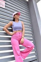 Mini crop Lila
