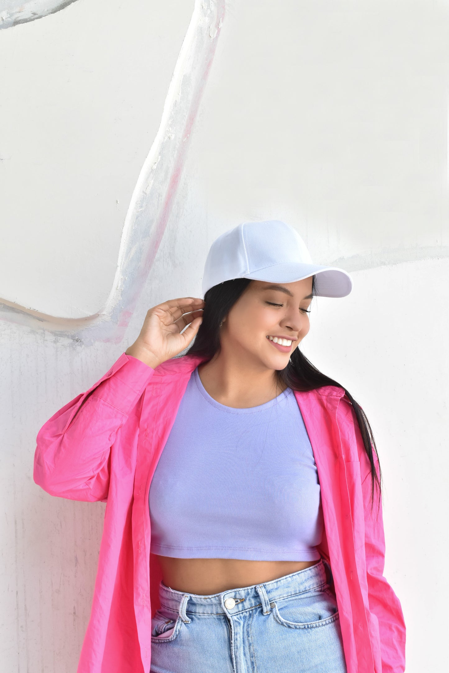 Mini crop Lila