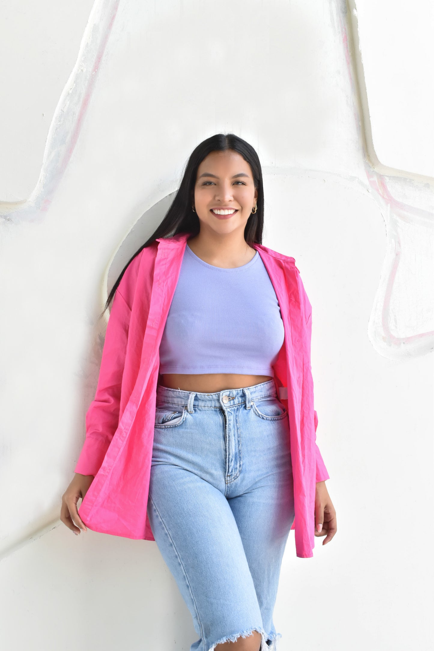 Mini crop Lila